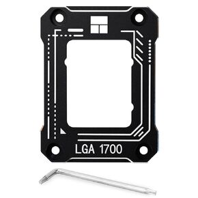 Thermalright LGA1700-BCF Black 12/13th CPU Straightening Anti-Bend Bracket, Bendy Platen, Intel 12th Gen CPU Fixing Fastener, Intel 12th Gen CPU Stress Bend Correction Fixture(Black)