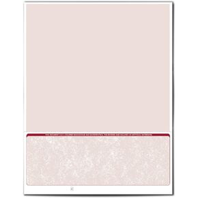 VersaCheck Secure Checks - 250 Blank Business Voucher Checks - Burgundy Classic - 250 Sheets Form #1002 - Check on Bottom