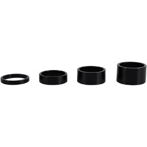 4Pcs Bike Headset Spacer 4 Colors Aluminum Alloy Washer Headset Spacer 5mm/10mm/15mm/20mm for Mountain Road Bike
