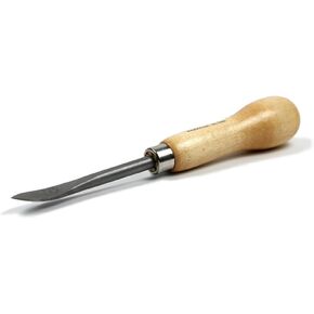 C.S. Osborne Spoon Bill Staple Puller #1066 - Perfect Hand Tool for Removing Nails and Tacks - Polished Forged Steel Blade - Essential for Upholstery Repair, DIY Leather Crafts - Made in USA