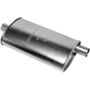 Walker Exhaust Quiet-Flow Stainless Steel 22430 Direct Fit Exhaust Muffler 2" Inlet (Inside) 2" Outlet (Outside)