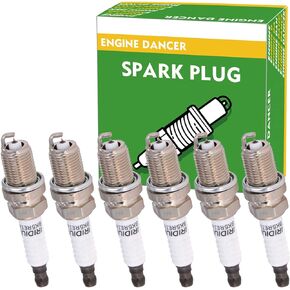 Iridium Spark Plug BKR5EIX-11 6 PCS Compatible with - GS300 SC300 TACOMA 4RUNNER TUNDRA SENTRA ALTIMA FRONTIER XTERRA MAXIMA PATHFINDER QUEST BAJA FORESTER IMPREZA LEGACY OUTBACK