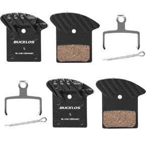 BUCKLOS 2 Pairs BL-01S Disc Brake Pads for Ceramic Shimano N03A N04C L05A K04S K04Ti K05S K05Ti M8110 M7110 R9170-F R8070-F R7070-F R4770-F RS805-F RS505-F RS405-F RS305-F U5000-F RX810-F RX400-F