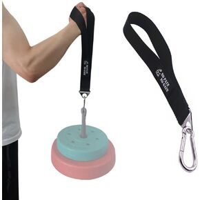 Arm Wrestling Training Strap Belt Hand Grip Arm Finger Forearm Exerciser Strengthener for Cable Machine and Free Weight