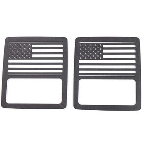 JeCar Metal Tail Light Guard Cover Compatible with Jeep Wrangler 2018-2023 JL Sport/Sports - Pair (Rugged Off Road)