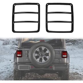 JeCar Metal Tail Light Guard Cover Compatible with Jeep Wrangler 2018-2023 JL Sport/Sports - Pair (Rugged Off Road) in Kuwait