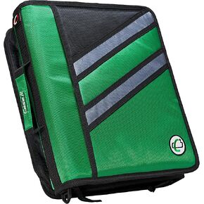Case-it The Z Shape Zipper Binder - Two Binders in One - Double Sided 1.5 Inch D-Ring - Multiple Pockets - 500 Page Capacity - Comes with Shoulder Strap, Blue Z-176 in Saudi Arabia