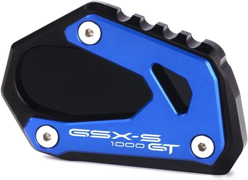 For Suzuki GSX-S 1000GT 2022 Motorcycle CNC Support Extension Plate Kickstand Side Stand Pad gsxs 1000 gt gsxs1000gt Accessories (black) in Saudi Arabia