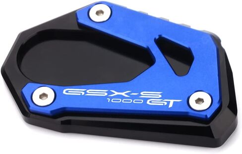 For Suzuki GSX-S 1000GT 2022 Motorcycle CNC Support Extension Plate Kickstand Side Stand Pad gsxs 1000 gt gsxs1000gt Accessories (black) in Saudi Arabia