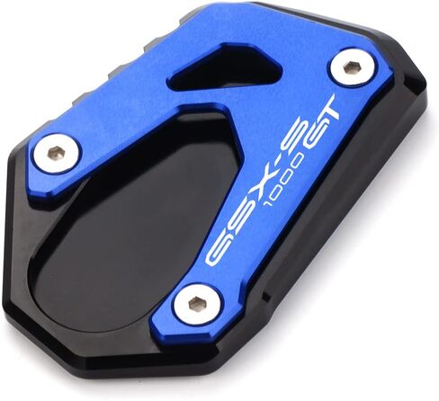 For Suzuki GSX-S 1000GT 2022 Motorcycle CNC Support Extension Plate Kickstand Side Stand Pad gsxs 1000 gt gsxs1000gt Accessories (black) in Saudi Arabia