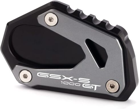 For Suzuki GSX-S 1000GT 2022 Motorcycle CNC Support Extension Plate Kickstand Side Stand Pad gsxs 1000 gt gsxs1000gt Accessories (black) in Saudi Arabia