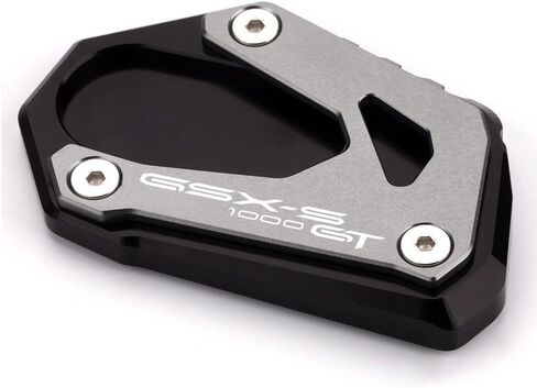 For Suzuki GSX-S 1000GT 2022 Motorcycle CNC Support Extension Plate Kickstand Side Stand Pad gsxs 1000 gt gsxs1000gt Accessories (black) in Saudi Arabia