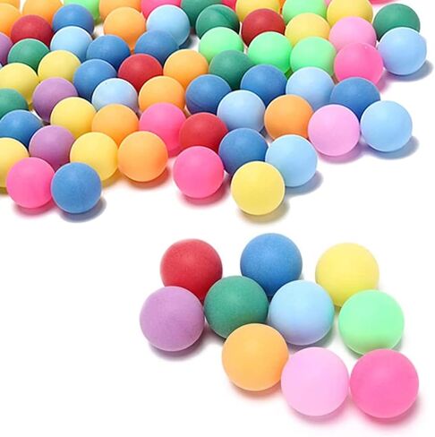 20 قطعة من كرات بينج بونج الملونة، ديكور الهالوين، كرة تنس طاولة بلاستيكية للعبة بونج والإعلان، الأطفال، الأعمال اليدوية، الفنون المرحة (ملونة) in Kuwait