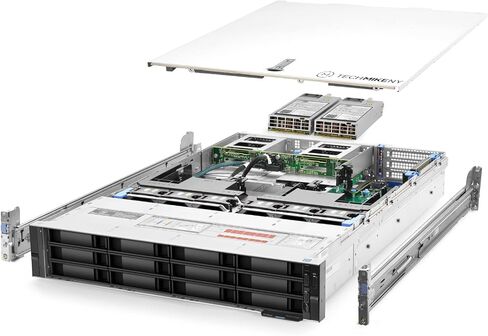 TechMikeNY Server 2X Gold 6152 2.10Ghz 44-Core 256GB H730P Rails PowerEdge R740xd (Renewed) in Saudi Arabia