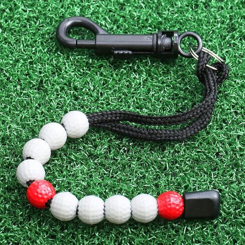 MUXSAM 1 Piece Golf Beads Score Counter with Clip (RED/Purple/Blue/Black), Golf Stroke Score Count Keeper Putting Score Counter for Referee Caddy Golfer in Saudi Arabia