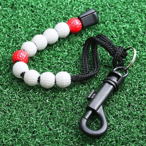 MUXSAM 1 Piece Golf Beads Score Counter with Clip (RED/Purple/Blue/Black), Golf Stroke Score Count Keeper Putting Score Counter for Referee Caddy Golfer in Saudi Arabia