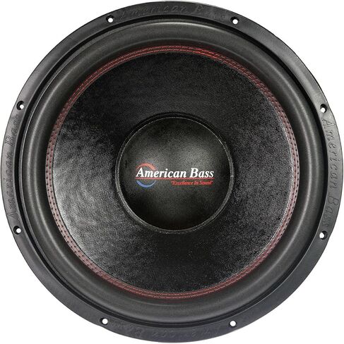American Bass Usa DX 124 800 Watt Max 4Ohm 12 Inch Subwoofer, Black in Saudi Arabia