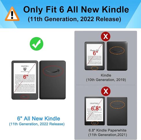 for Amazon Kindle 11th Generation Case 2022 6 Inch for Women Girls Cute Folio Cover Aesthetic Design Girly Kawaii Sun Moon Stars Fashion Unique Teens Cases for Kindle 11th Gen 2022 Case 6" in Saudi Arabia