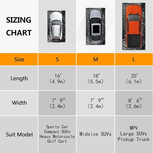 سجادة أرضية المرآب المقاومة للماء أسفل السيارة، 7'9 بوصة × 18 بوصة، سجادة احتواء شديدة التحمل مع ممسحة أرضية مجانية، تحمي أرضية المرآب من الماء والطين والزيت in Kuwait