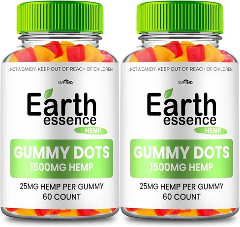 Earth Essence Gummy Dots 1500mg - Earth Essence Gummy Dots للرجال، مكمل تركيبة متقدمة لـ Earth Essence Gummy Dots للحصول على أقصى قدر من القوة - تقييمات Earth Essence Gummies Hemp (عبوتان) in Saudi Arabia