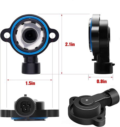 Idle Control Valve 17113598 AC234 and TPS Throttle Position Sensor Compatible with Silverado Tahoe GMC Sierra Yukon Cadillac Escalade in Saudi Arabia