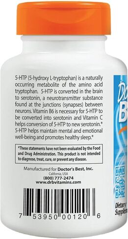 Doctor's Best 5HTP معزز بفيتامينات B6 وC 235 in Kuwait