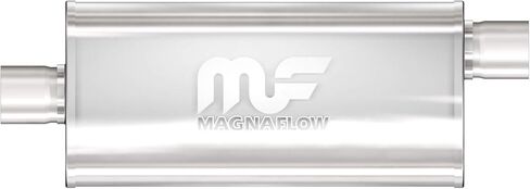 كاتم صوت العادم MagnaFlow Performance 12229: مدخل/مخرج 3 بوصة/3 بوصة، بيضاوي 5 × 8 × 14 بوصة، من الفولاذ المقاوم للصدأ، لمسة نهائية من الساتان in Saudi Arabia