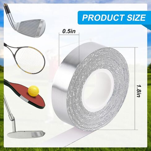 WXJ13 1/2" x 100" Golf Lead Tape,2 Grams Per Inch High Density, Total 100 Grams Available for Golf Fishing Tennis Pickleball Paddles Racket in Saudi Arabia