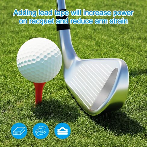 WXJ13 1/2" x 100" Golf Lead Tape,2 Grams Per Inch High Density, Total 100 Grams Available for Golf Fishing Tennis Pickleball Paddles Racket in Saudi Arabia