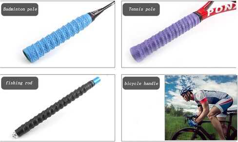مضرب تنس شريط لحام الريشة مقبض Overgrip Pickleball مضرب القبضات استبدال التفاف Padel مقبض Overgrips رغوة الأيدي الجافة in Kuwait