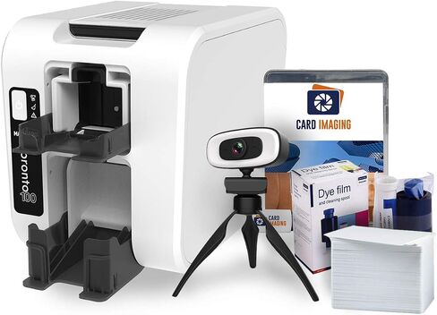 Magicard Pronto 100 Single Side Card Printer, Camera, Supplies Package in Saudi Arabia