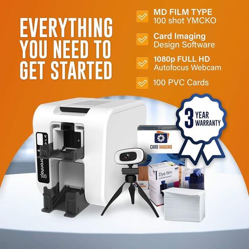 Magicard Pronto 100 Single Side Card Printer, Camera, Supplies Package in Saudi Arabia