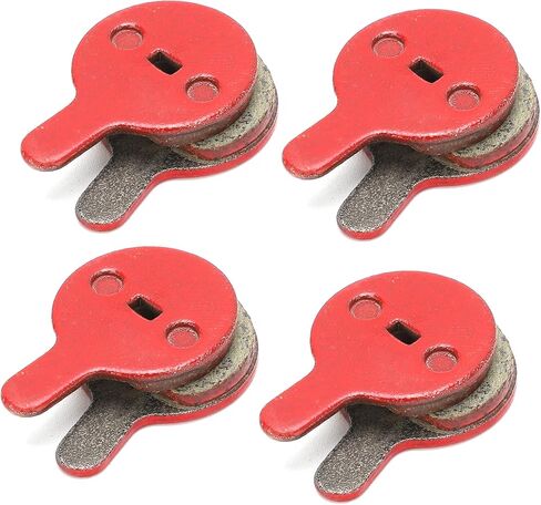Bike Disc Brake Pads, Bicycle Resin Oil Brakes Pad Semi Metal Smooth Braking Low Noise Replacement Bicycle Pads Kit Cycling Mute 026 Accessory Set for BOL BB8 Mountain Electric Scooters 4 Pairs in Saudi Arabia