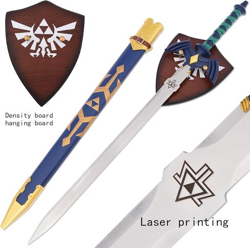 Legend of Zelda Full Tang Master Sword Skyward Sword، سيف Zelda المعدني، المجموعة والكوسبلاي، تتوفر مجموعة متنوعة من الأنماط (Master Sword-9) in Kuwait