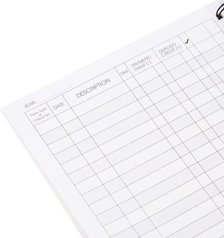 4 عبوات من دفاتر دفاتر تعقب حسابات الإنفاق، وكتب دفتر حسابات النفقات لمسك دفاتر الأعمال الصغيرة، ودفتر تعقب الأموال، ومستلزمات الشركة للشؤون المالية (100 صفحة) in Kuwait