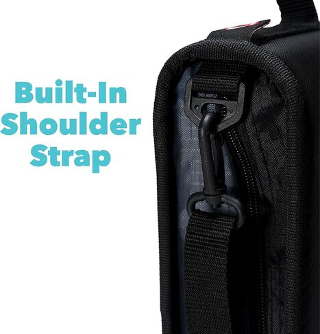 Case-it The Z Shape Zipper Binder - Two Binders in One - Double Sided 1.5 Inch D-Ring - Multiple Pockets - 500 Page Capacity - Comes with Shoulder Strap, Blue Z-176 in Saudi Arabia