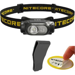 Nitecore HA11 Camping Headlamp, 240 Lumen Ultra Lightweight, use 1xAA Battery with Lumen Tactical Organizer