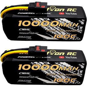 بطارية ليبو CNHL 5000 مللي أمبير 2S 7.4 فولت 50C مع قابس TR لسيارة RC شاحنة باجي RC تروجي RC طائرة هليكوبتر بدون طيار سباق FPV (عبوتان)