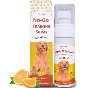 Orange Peel Bitter Spray - Pet Deterrent Spray for Stop Chewing, No Chew, No Marking, No Lick, No Pee, Not Here (No-Go Training Spray)