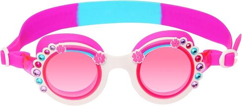 Kids Swim Goggles for Girls and Boys Fun Toddler Swimming Eyewear Protection for Children in Saudi Arabia