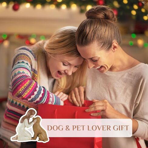 German Shepherd Gifts for Women: Dog Memorial Gifts Pet Loss Sympathy Bereavement Remembrance Gift Angel of Friendship Dog Figurines for Dog Lovers (5.3" x 4.7") in Kuwait