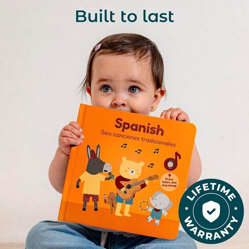 Cali's Books Contemos by Olga Segura - Spanish Nursery Rhymes Book - Interactive Sound Book for Kids | Teaches Counting, Language, and Culture for Bilingual Families in Kuwait