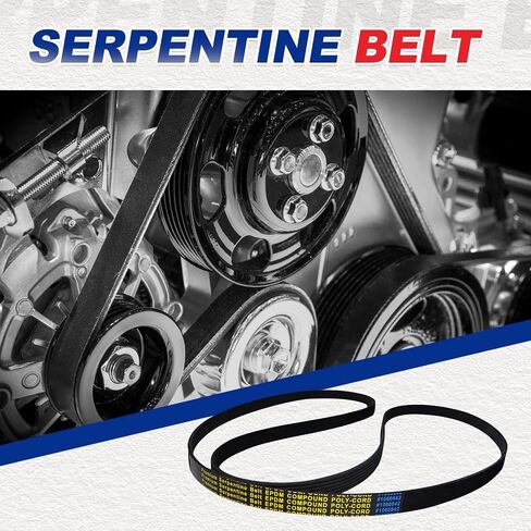 12626222 Serpentine Alternator Fan Belt 2370mm Fits Silverado Tahoe Suburban Express Avalanche, Sierra Yukon Savana, Escalade Most 07-14 Automotive Engine Water & P/S Pump Drive Belts in Saudi Arabia