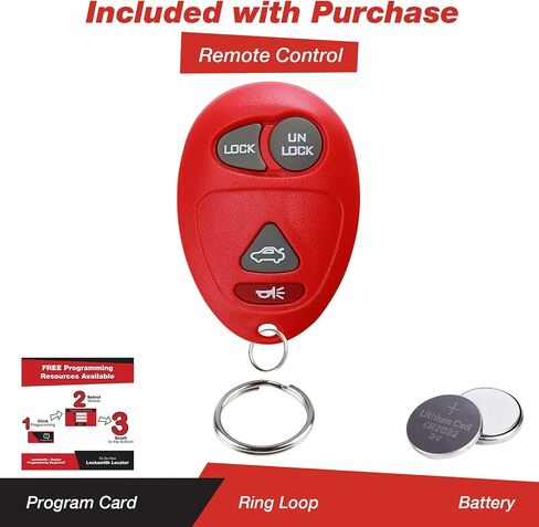 مفتاح السيارة KeylessOption للدخول بدون مفتاح للتحكم عن بعد لمفتاح السيارة L2C0007T (عبوة من قطعتين) in Kuwait