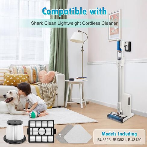 4 عبوات بديلة لمرشحات HEPA لـ Shark IW3511 وIW1111 Detect Pro مكنسة كهربائية لاسلكية خفيفة الوزن in Kuwait