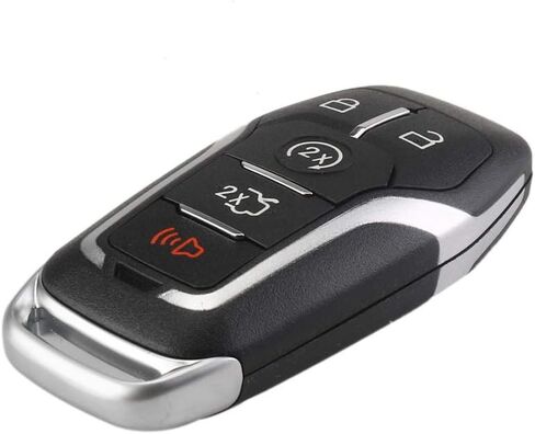 Keyless Entry Key Fob Case Shell for Ford Edge Explorer Mustang Fusion 2015 2016 2017 (M3N-A2C31243300) 5 Button in Saudi Arabia