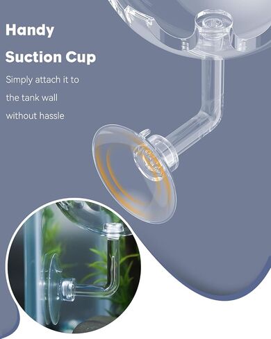Pawfly 3 Pcs Shrimp Feeding Dish, Clear Glass Aquarium Shrimp Feeder Dish, Small Round Fish Tank Feeding Bowl, Fish Feeding Bowl, Transparent Food Bowl Tray for Fish Tanks and Terrariums in Kuwait