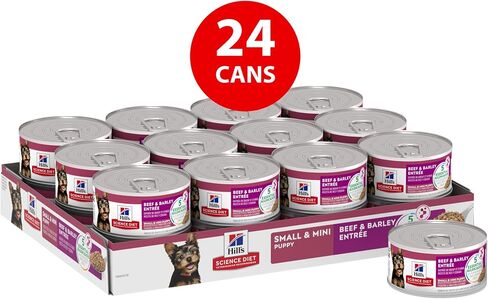 Hill's Science Diet Wet Dog Food, Puppy, Small Paws for Small Breeds, Savory Stew with Chicken & Vegetables Recipe, 3.5 oz Trays, 12-Pack in Saudi Arabia