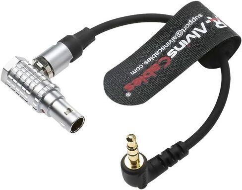 Alvin's Cables Tentacle Sync Adapter Cable Tentacle Timecode Generator 3.5mm to ARRI Alexa Sound Devices 5 Pin Connector 12 o'clock Up Direction in Kuwait