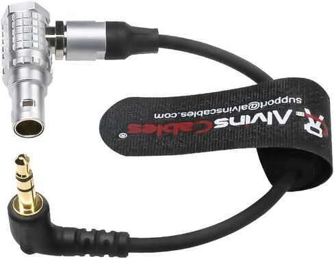 Alvin's Cables Tentacle Sync Adapter Cable Tentacle Timecode Generator 3.5mm to ARRI Alexa Sound Devices 5 Pin Connector 12 o'clock Up Direction in Kuwait